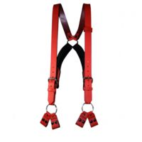 Boston Leather Firefighter’s Suspenders, 8-point Loop | Free Shipping