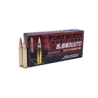 Fort Scott Munitions 5.56x45mm NATO 55 grain Copper Solid Brass