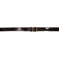 Black Weave Nickel Buckle Gould & Goodrich K52-54W Pants Belt Size