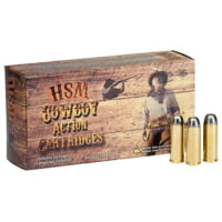 HSM Ammunition Cowboy Action .25-20 Winchester 85 Grain Lead Round Nose Flat Point Rifle Ammunition