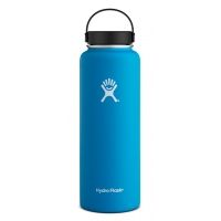 Hydro Flask 40 oz Vacuum Insulated Stainless Steel Water Bottle, Wide Mouth w/Flex Cap, Kiwi