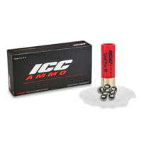 ICC Ammo 12 gauge 320 Grain Lead-Free 00 Buck Plastic Shotgun Buckshot Ammunition