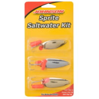 Johnson Sprite Saltwater Hard Bait Kit, Spoon