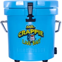 Mammoth Coolers Mr. Crappie Live Bait Buckets MB10-292-MRC Color: Light  Blue, Condition: New, Gender: Unisex, w/ Free Shipping