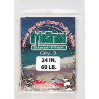 Mason Nylostrand Leader Wire 3N-2460 Length: 24in in, 5 in, Color: Bright