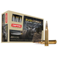 Norma EVOSTRIKE 7mm Remington Magnum 127gr Brass Cased Centerfire Rifle Ammunition