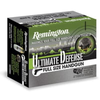 Remington Ultimate Defense Full-Size 9 mm Luger +P 124 Grain Bonded Jacketed Hollow Point Centerfire Pistol Ammunition