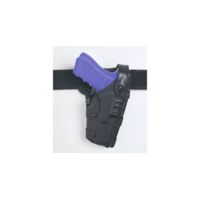 Safariland 6070 Raptor Level IV, Mid-Ride UBL Holster - Hi Gloss Black,  Right Hand 6070-83-91