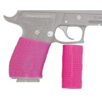 Tuff 1 Gun Grip Cover Double Cross Pink TUFF1DXPINK