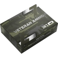 Veteran Ammo 9mm 124 Grain Full Metal Jacket Brass Centerfire Pistol Ammunition