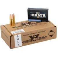 Wilson Combat 300 HAM'R 125 Grain Maximum Expansion Brass 1-15 Twist 200 Rounds Rifle Ammunition