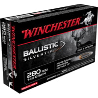 Winchester Ballistic Silvertip .280 Remington 140 grain Fragmenting Polymer Tip Centerfire Rifle Ammunition