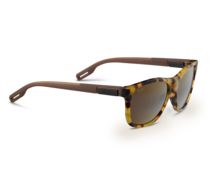 maui jim howzit tortoise with blue & white sunglasses