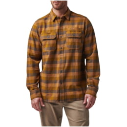 5.11 Tactical Lester L/S Shirt - Mens, Brown Duck Plaid, Extra Large,  72532-174-XL — Mens Clothing Size: Extra Large, Length, Alpha: Regular,  Sleeve