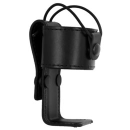 Plain Black Aker Leather A588U-BP Universal Radio Holder