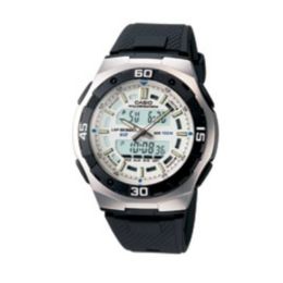 casio white face watch