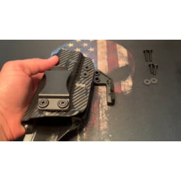Rounded Claw Kit Inside the Waistband Holster Kydex Black