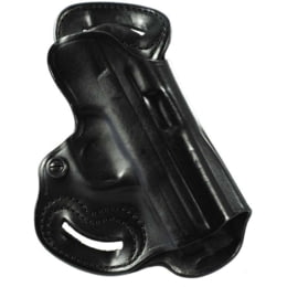DeSantis 067BAE1Z0 SOB Belt Holster Black Leather RH for Glock 26 