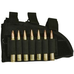 Shotgun Butt Stock Cheek Rest Ammo Pouch Left Hand Several Colors Available Fox