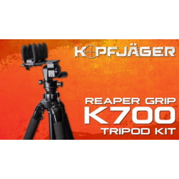 Trípode Kopfjager K700 AMT Reaper Grip de uso profesional con armas de  fuego.