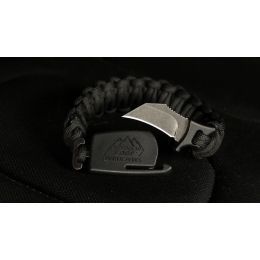 Outdoor Edge Small Purple/Black Para-Claw Paracord Knife Bracelet