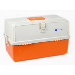 Plano Molding Xl Front Access 3 Tray Box Orange White Free