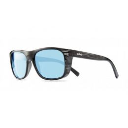 NEW* REVO LUKEE Black WoodGrain POLARIZED Blue Water lens Sunglass RE 1020 01 BL