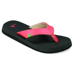 sanuk pink flip flops