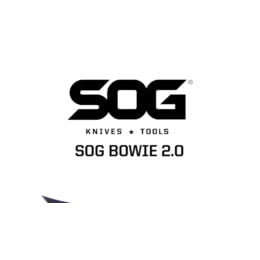 SOG Knives S1TL Bowie 2.0 - 6.4 Black TiNi Finish Plain Edge