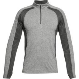 Under Armour Men/'s 1//4 Zip Threadborne Long Sleeve Shirt Heatgear Gray