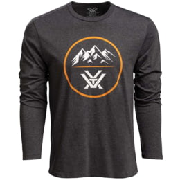 Vortex Men's Three Peaks T-Shirt - Charcoal Heather