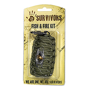 12 Survivors Fish and Fire Emergency Kit