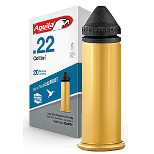 Aguila 1B2220337 Performance Colibri 22 LR 20 Gr Colibri Lead 100 Pack |  Free Shipping over $49!