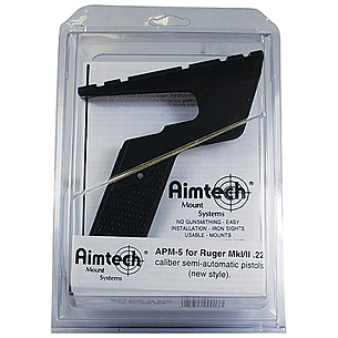 Aimtech Semi Auto Pistol Scope Mount Ruger MK I II .22 Caliber New