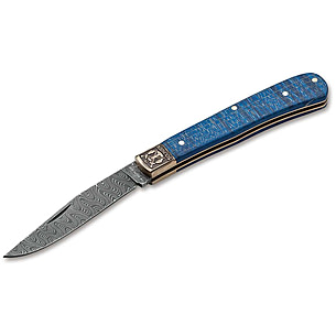 Boker Traditional Series 2.0 Trapper Knife, Blue Bone Handle