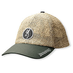 Browning Straw Cap with Repel-Tex Brim | Free Shipping over $49!