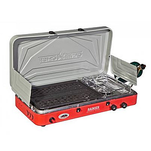 Camp Chef Rainier 2 Burner Stove Grill Griddle Combo Customer