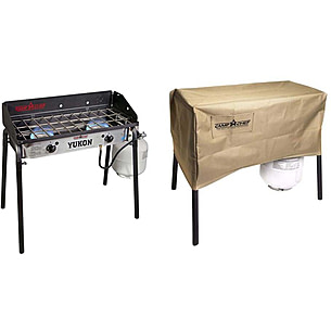 Camp Chef Yukon 2 Burner Stove w Detachable Legs