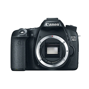 Canon EOS 70D 20Mega Pixel Digital SLR Camera - Body Only | Free