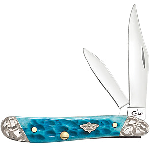 Case®  Sawcut Jig Caribbean Blue Bone Peanut Knife –