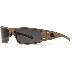  Gatorz Wraptor Aluminum Frame Sunglasses-Black/Brown