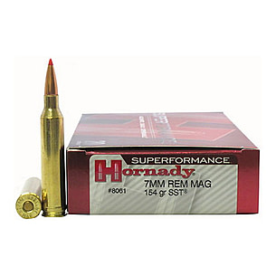 Hornady Superformance 7mm Remington Magnum 154 Grain Super Shock