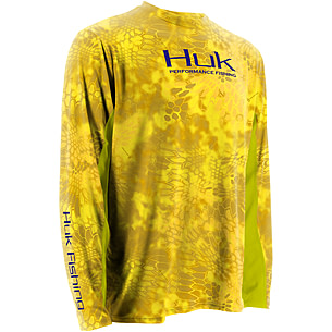 HUK Performance Fishing Kryptek Solid Long Sleeve Icon Shirt