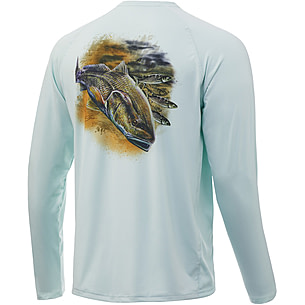 HUK Performance Fishing Pursuit Mullet Run Long Sleeve Graphic T-Shirts -  Men's