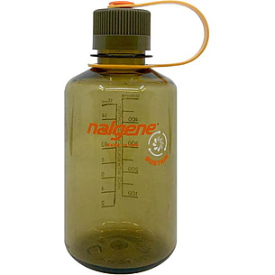 Nalgene Narrow Mouth Water Bottle with Round Loop Top, 16 oz