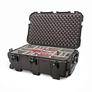 Nanuk 915 Hard Case with Padded Divider (Black)