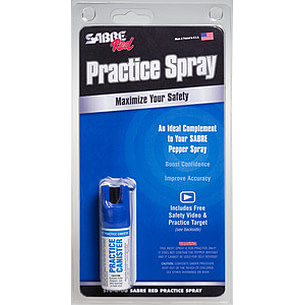 SABRE Water Practice Pepper Spray with Twist Lock