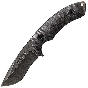 Schrade Folding Knife Karambit Black G-10 (3 Inch Black Plain