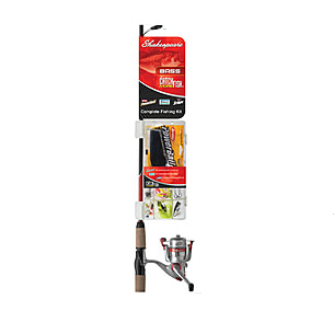 Shakespeare Catch More Fish Bass Fishing Pole and Reel Kit