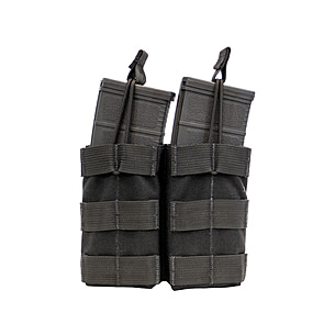 Shellback Tactical Double Stacker Open Top M4 Mag Pouch, Multicam